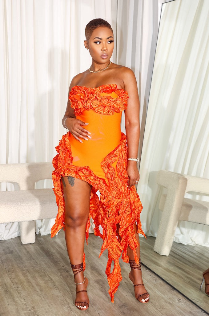 La Bamba Dress (Burnt Orange)