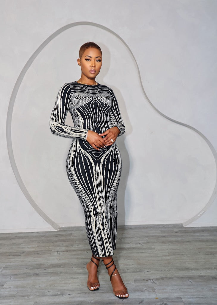 Slay Bae Dress (White)