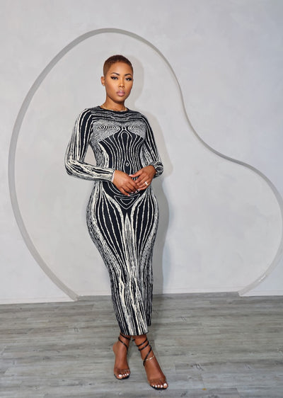Slay Bae Dress (White)