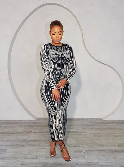 Slay Bae Dress (White)