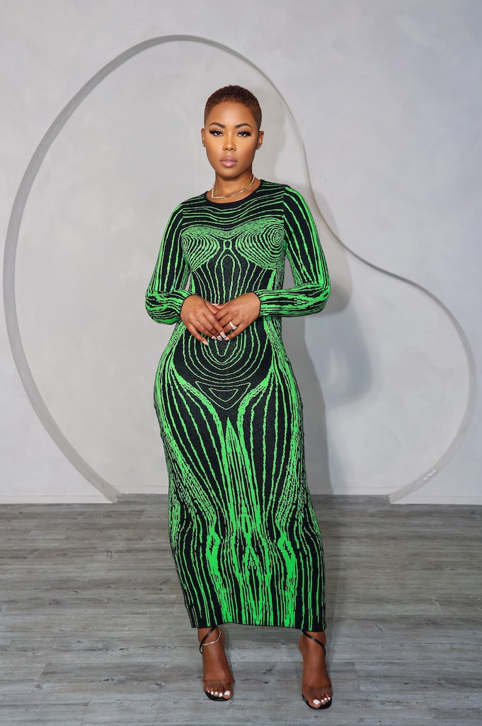 Slay Bae Dress (Green)