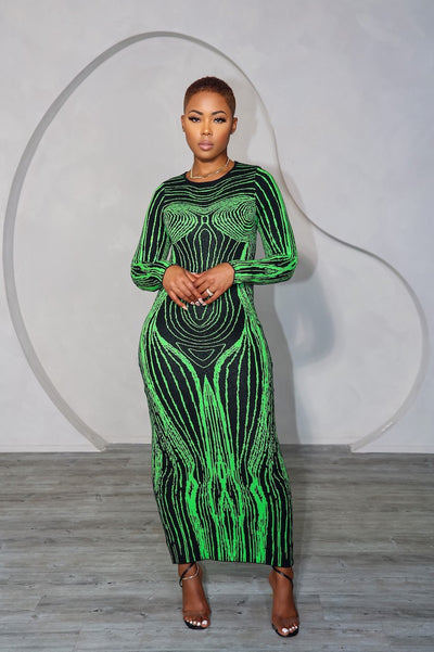 Slay Bae Dress (Green)