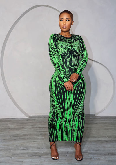 Slay Bae Dress (Green)