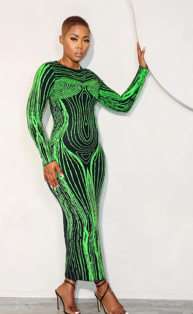 Slay Bae Dress (Green)