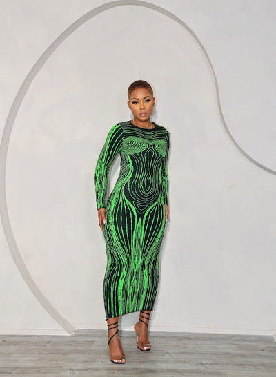 Slay Bae Dress (Green)