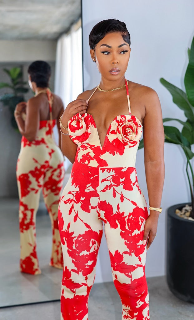 Smell The Roses Jumpsuit
