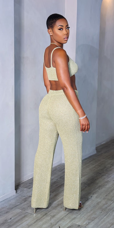 Hidden Treasure Pants Set (Gold)