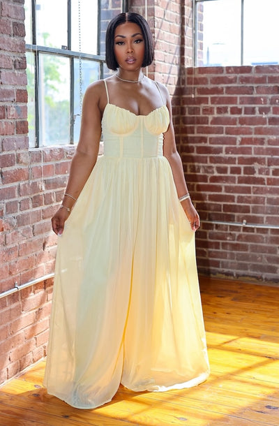 Spring Has Sprung Jumpsuit (Yellow)