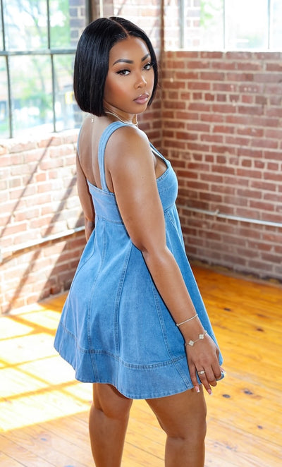 Denim Delight Mini Dress