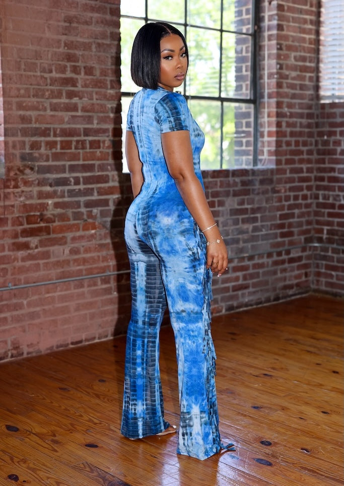 Carpe Diem Jumpsuit (Blue)