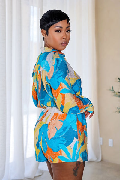 Azura Romper (Teal)