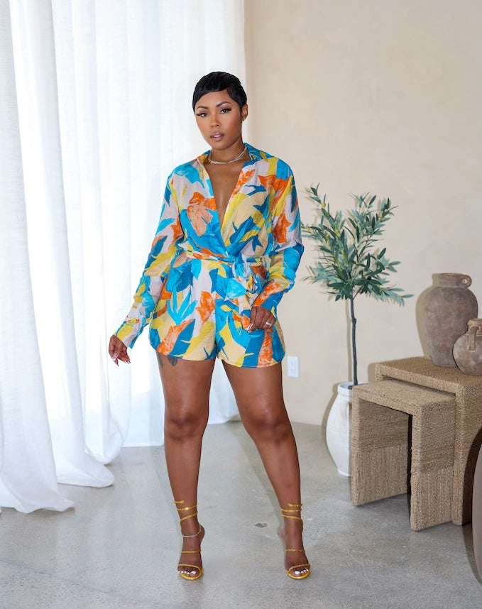 Azura Romper (Teal)
