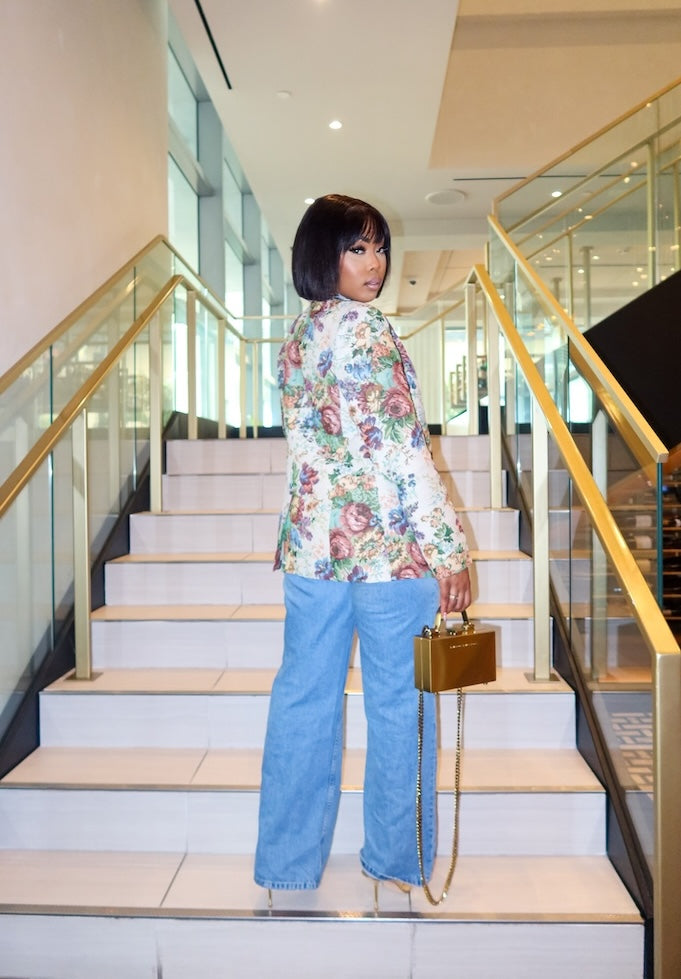 Give Me My Flowers Blazer (Natural)