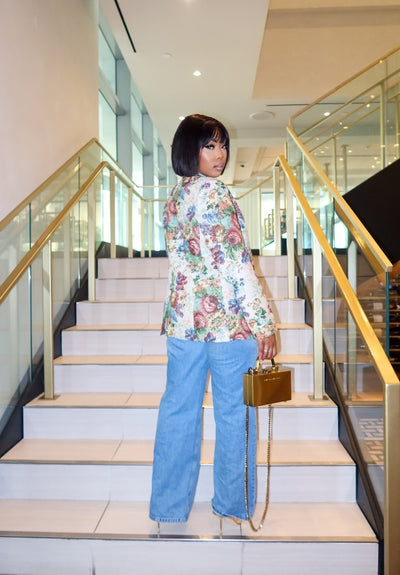 Give Me My Flowers Blazer (Natural)