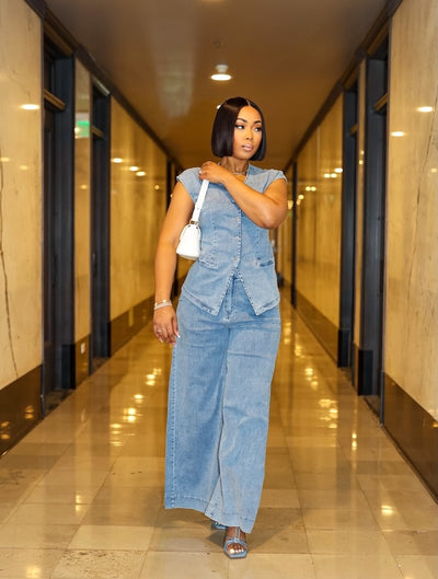 Classic Charm Denim Set