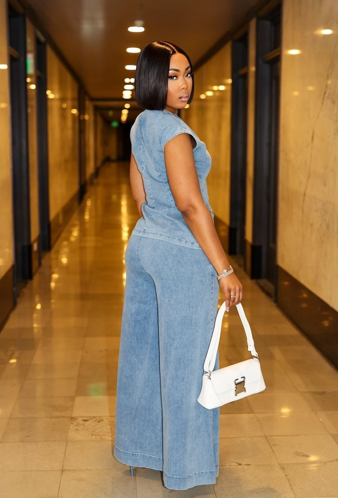 Classic Charm Denim Set