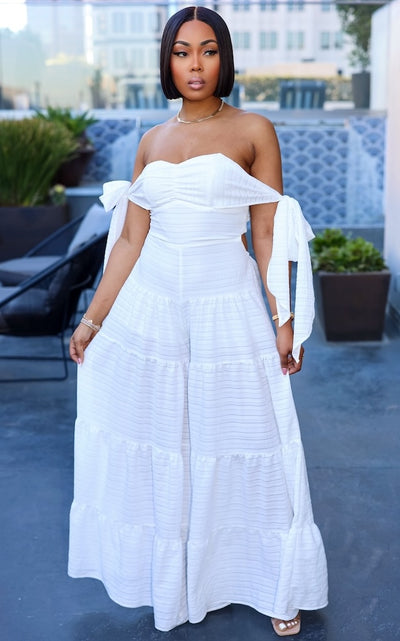 Amora  Jumpsuit (White)