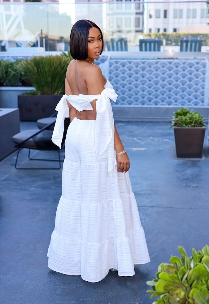 Amora  Jumpsuit (White)