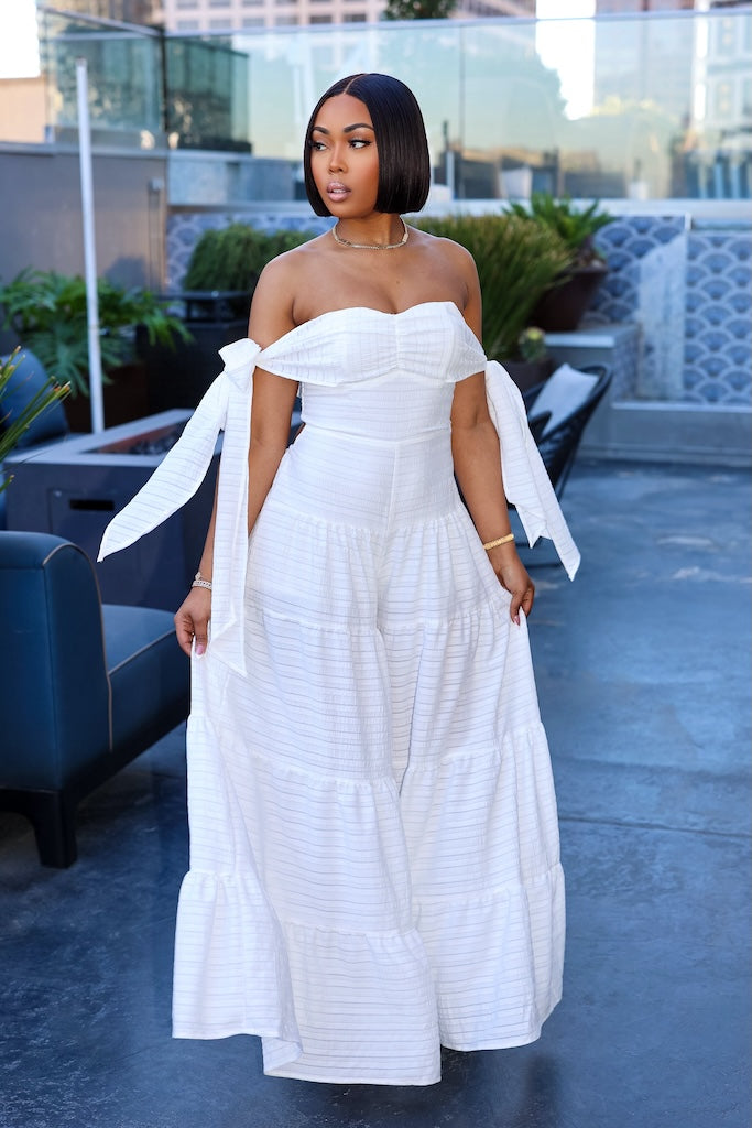 Amora  Jumpsuit (White)