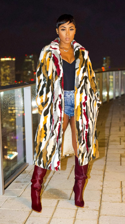 Social Status Fur Coat