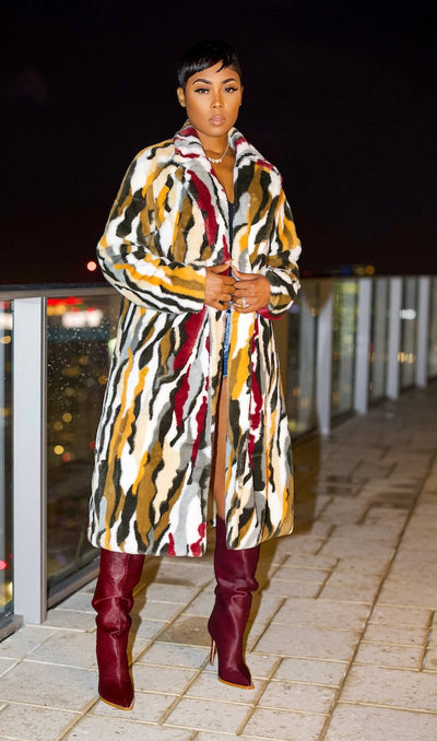 Social Status Fur Coat