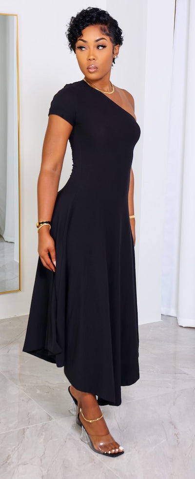 In Your Arms Dress (Black)