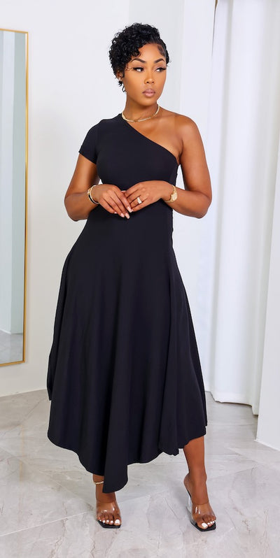 In Your Arms Dress (Black)